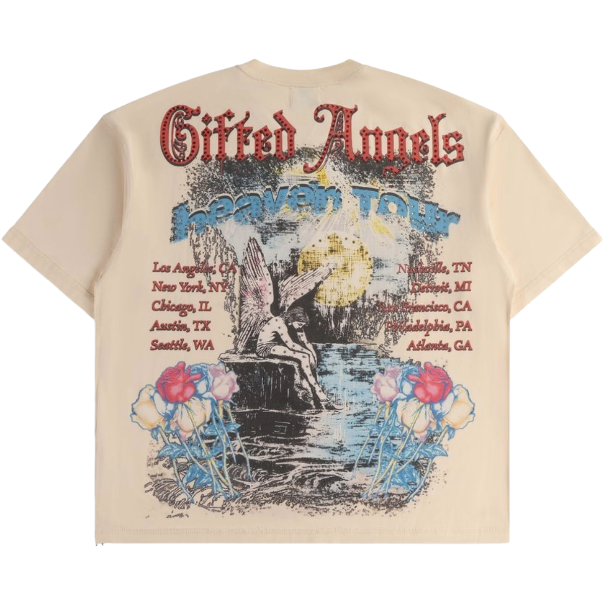 GFTD 'ANGELS' SS TEE (BONE)