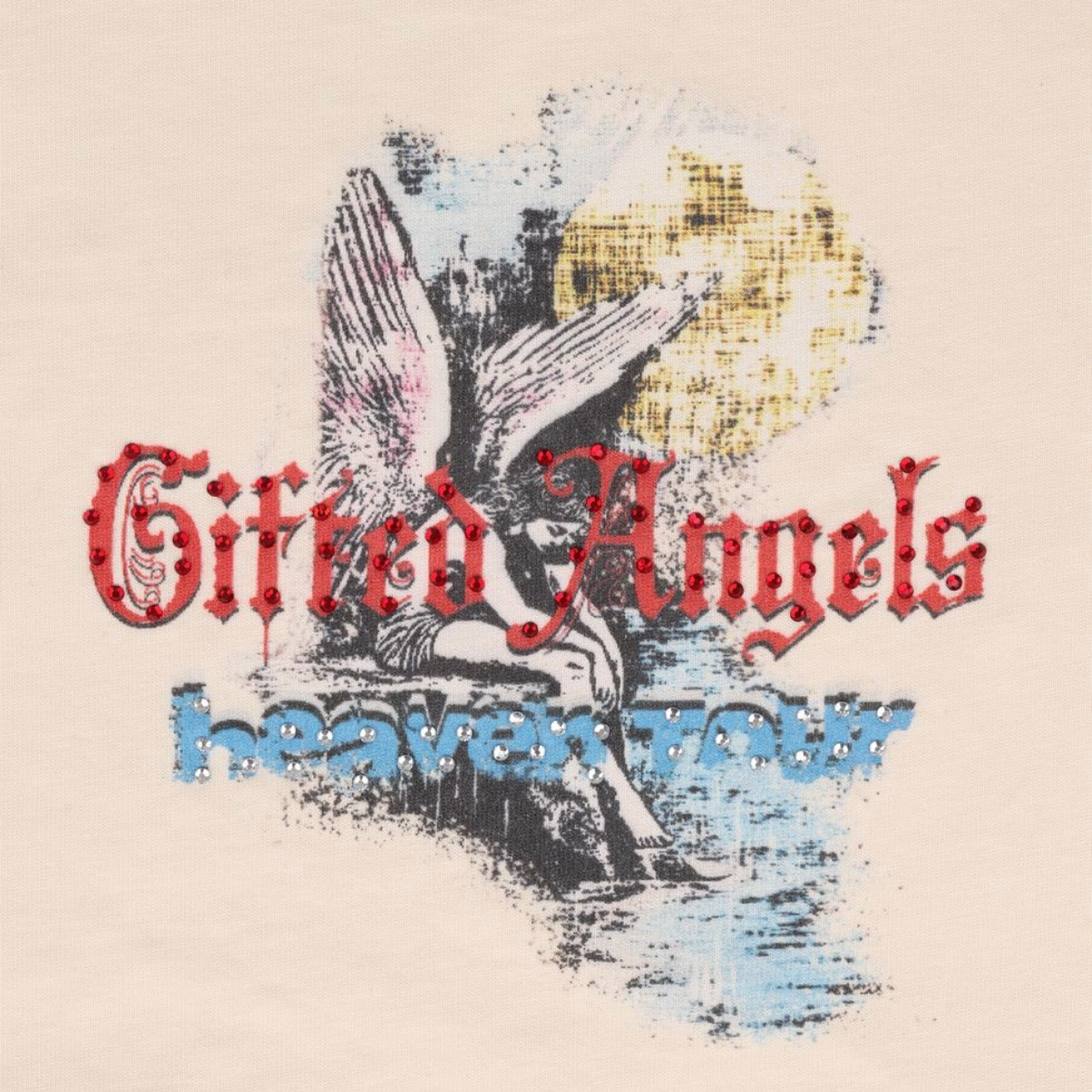 GFTD 'ANGELS' SS TEE (BONE)