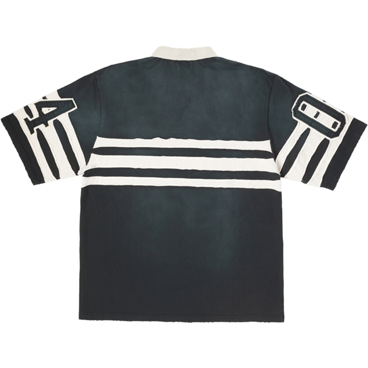 BLDG4 'TEMPLE' SS POLO (BLK WASH)