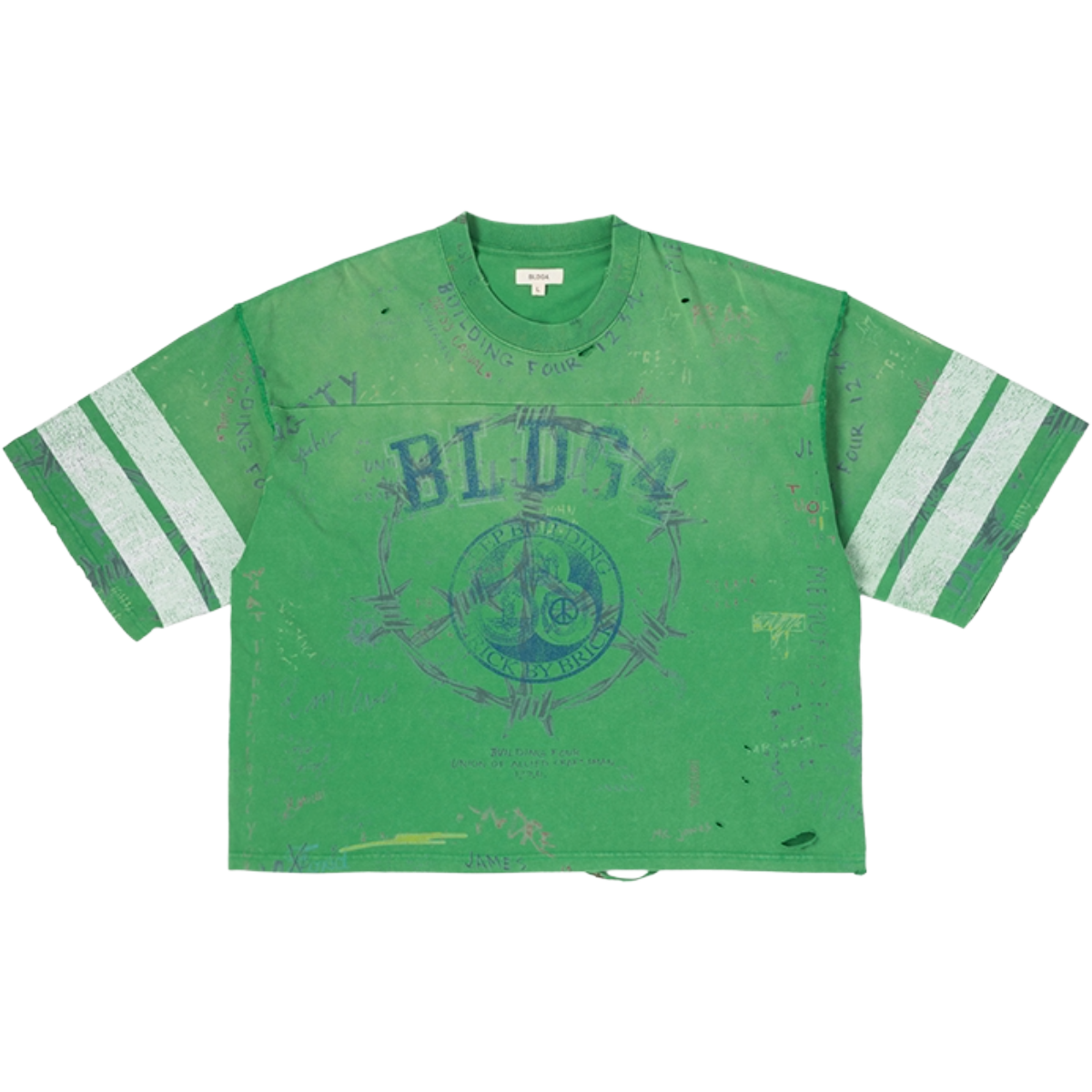 BLDG4 'CONCERT HALL' SS KNIT TEE (GRN)