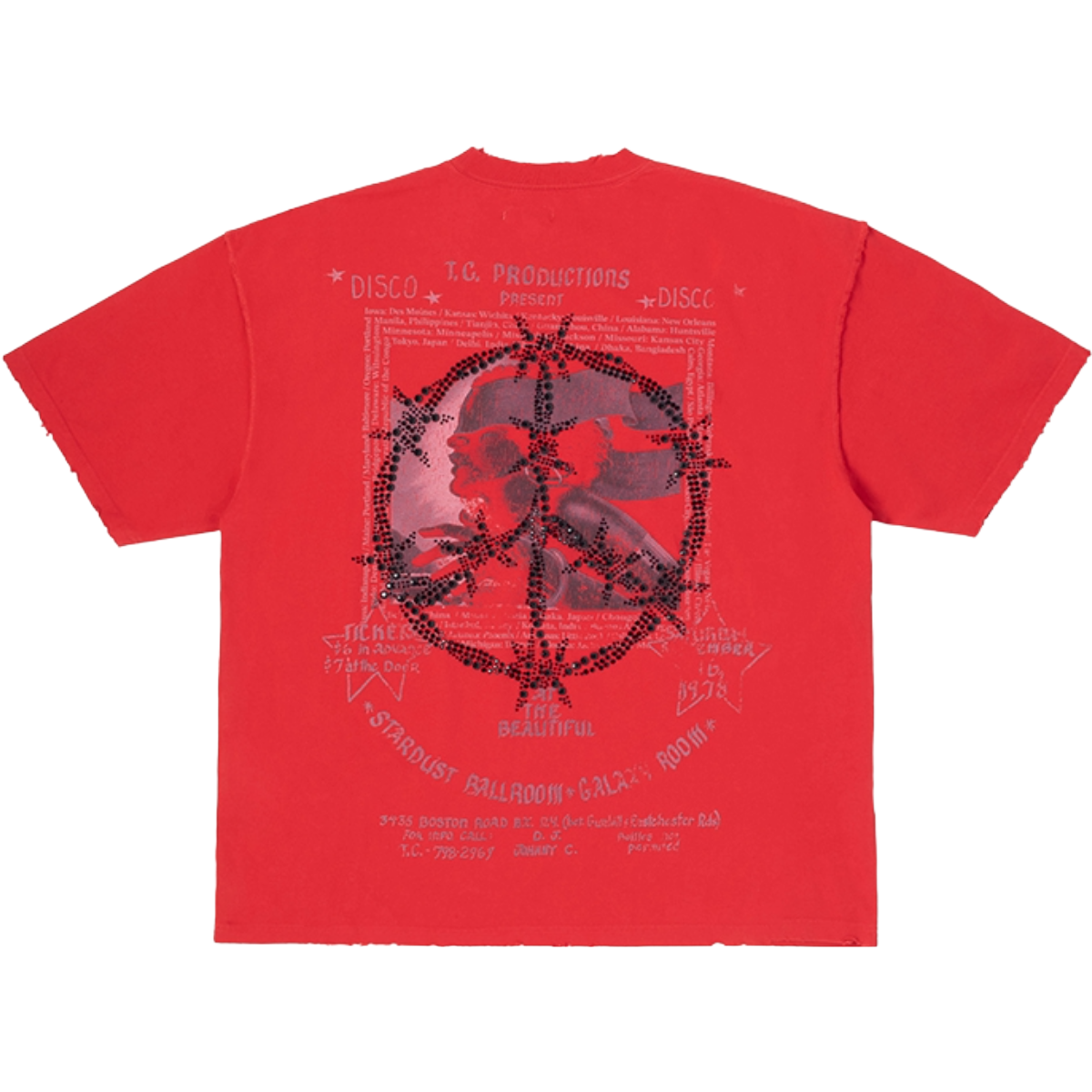 BLDG4 'BASILIQUE' SS KNIT TEE (RED)