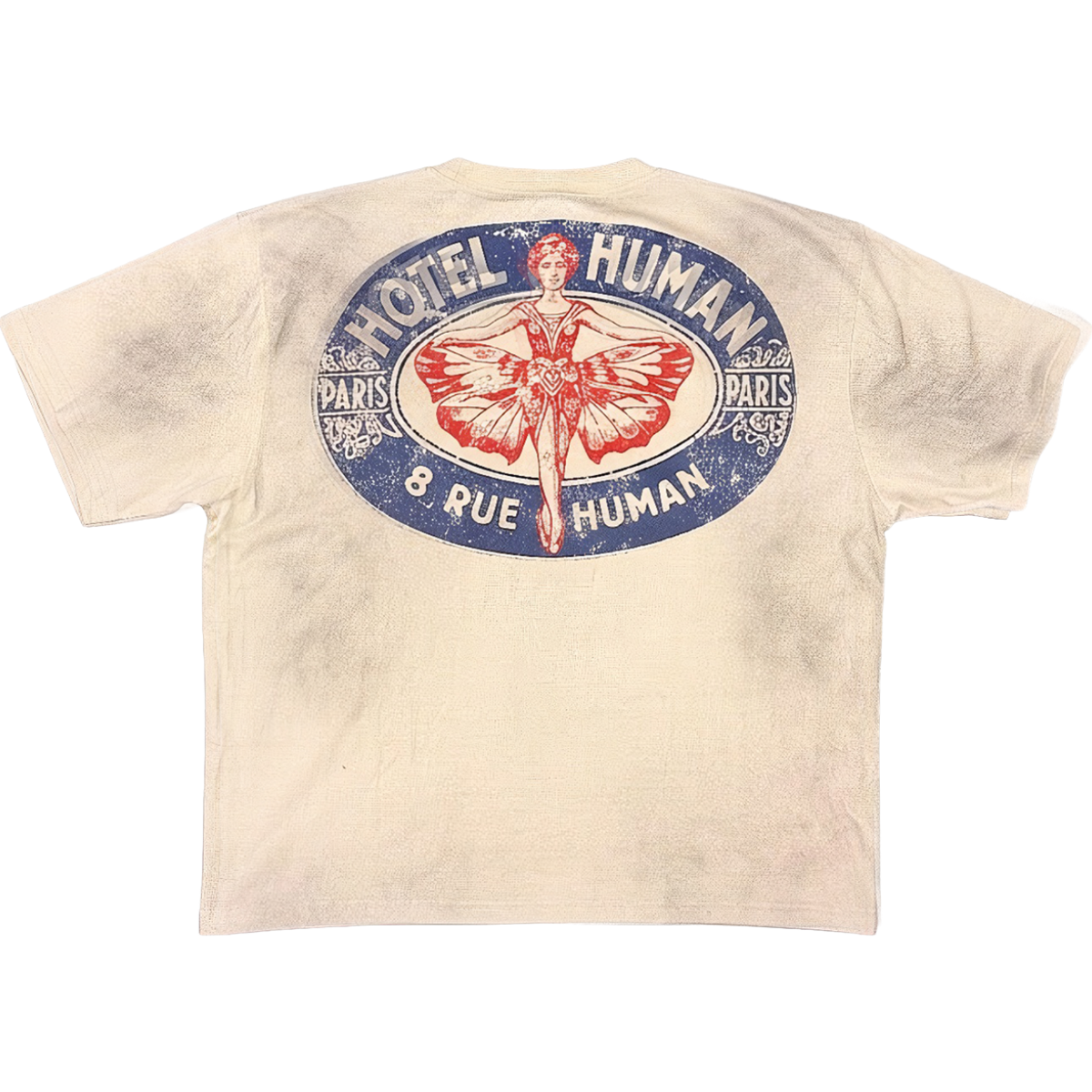 AH 'CRIME WAVE' SS WASHED TEE (CRM)