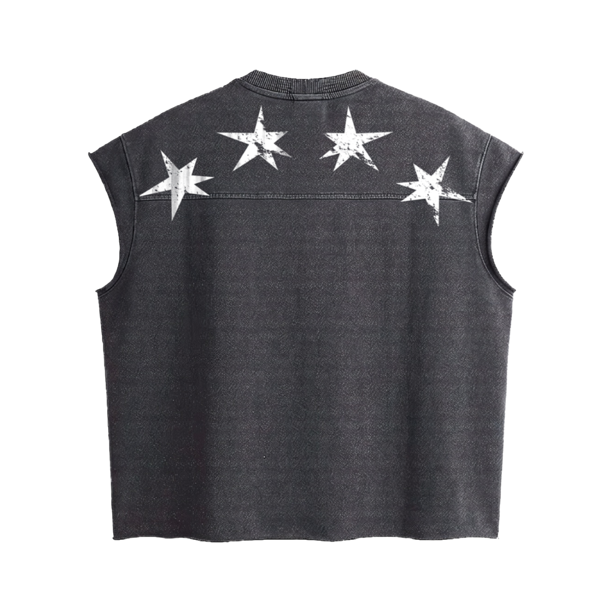 AH 'CIRCLES' SLEEVELESS TEE (BLK)