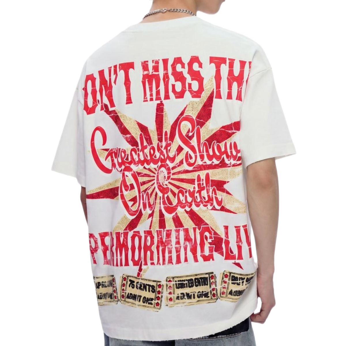 VALABASAS 'SHOWTIME' SS TEE (WHT)