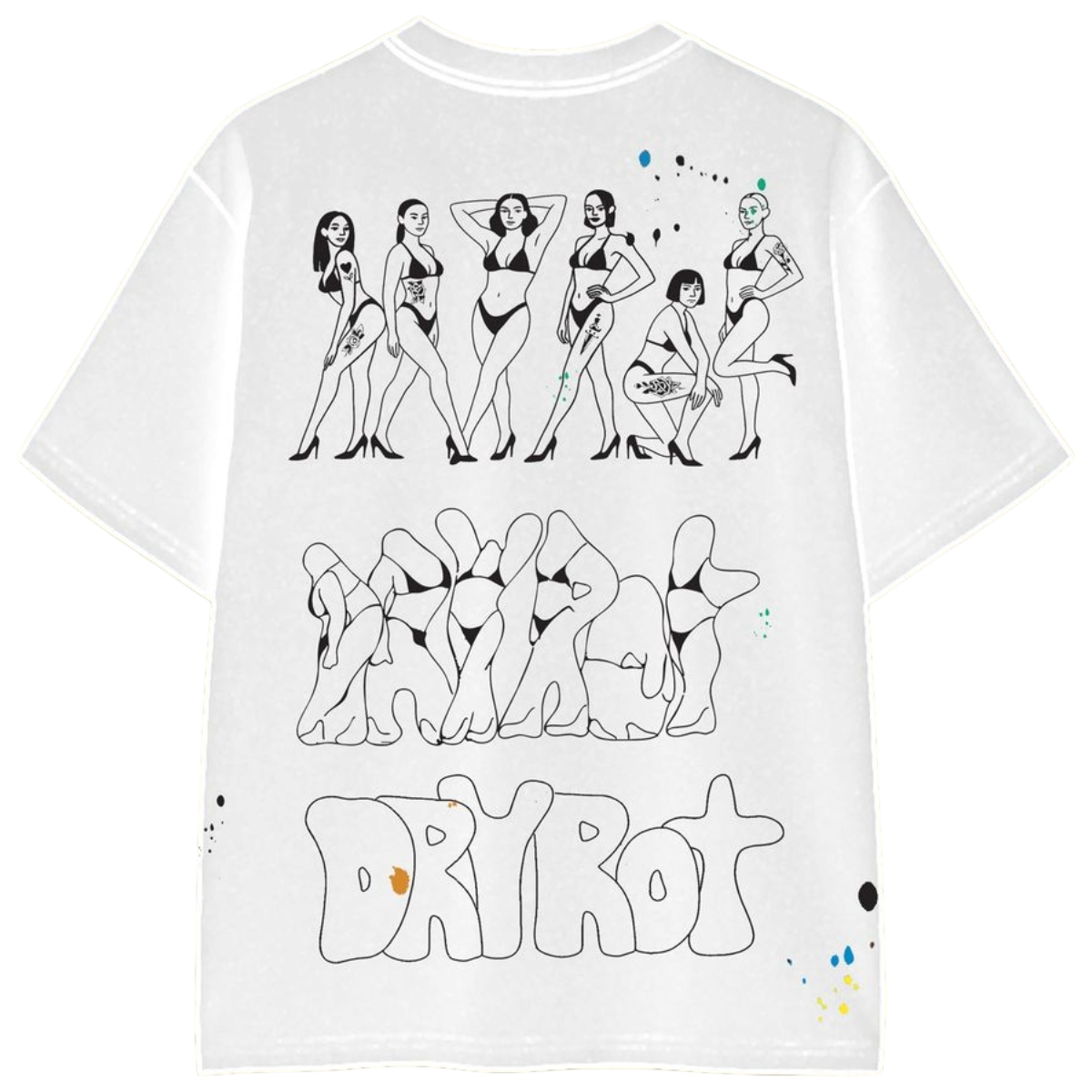 DRY ROT 'DIRTY SILO' SS TEE (WHT)