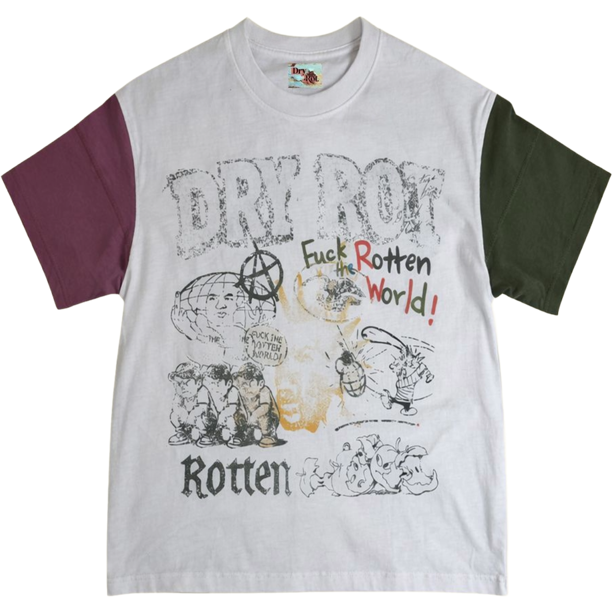 DRY ROT 'ART KILLS' SS TEE (WHT)