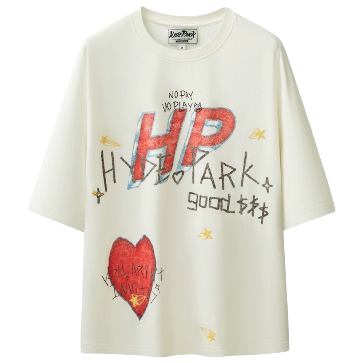 HP' NO PAY NO PLAY' SS TEE (WHT)