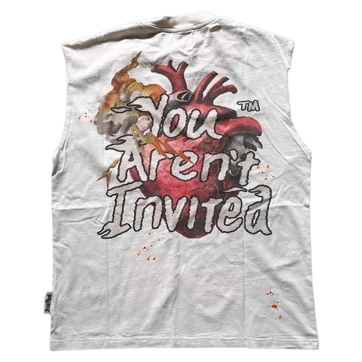 HP 'YAI' SLEEVELESS TEE (CRM)