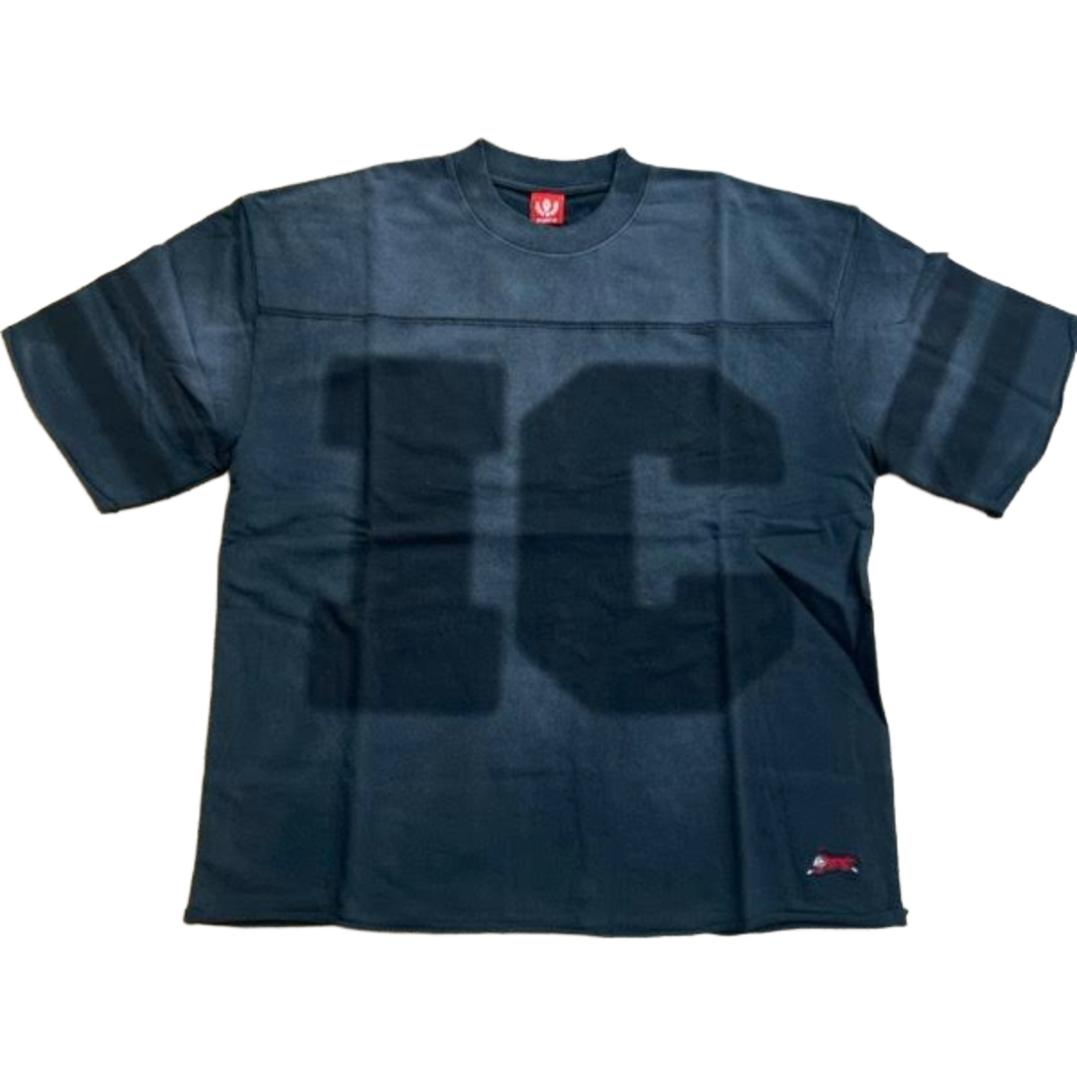 IC 'ROBERTS' SS KNIT TEE (NAVY)