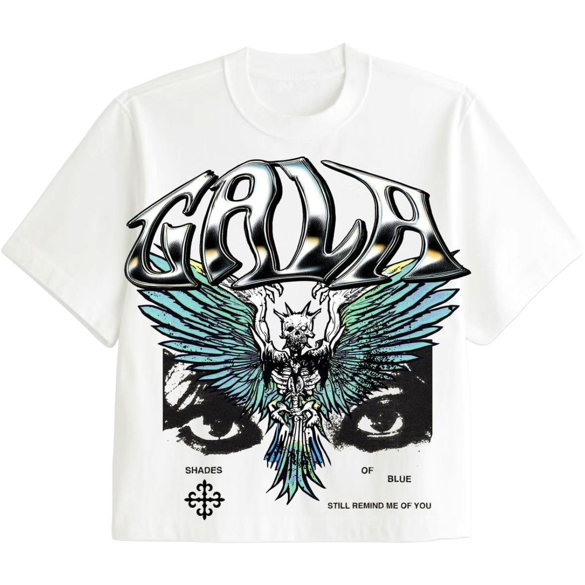GALA 'SHADES' SS TEE (WHT)