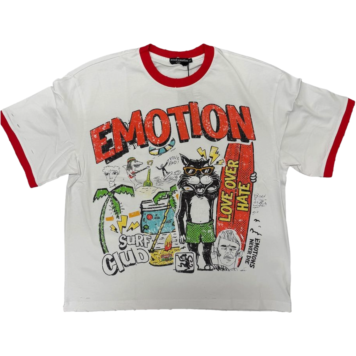 ME 'SURF CLUB' SS TEE (WHT)