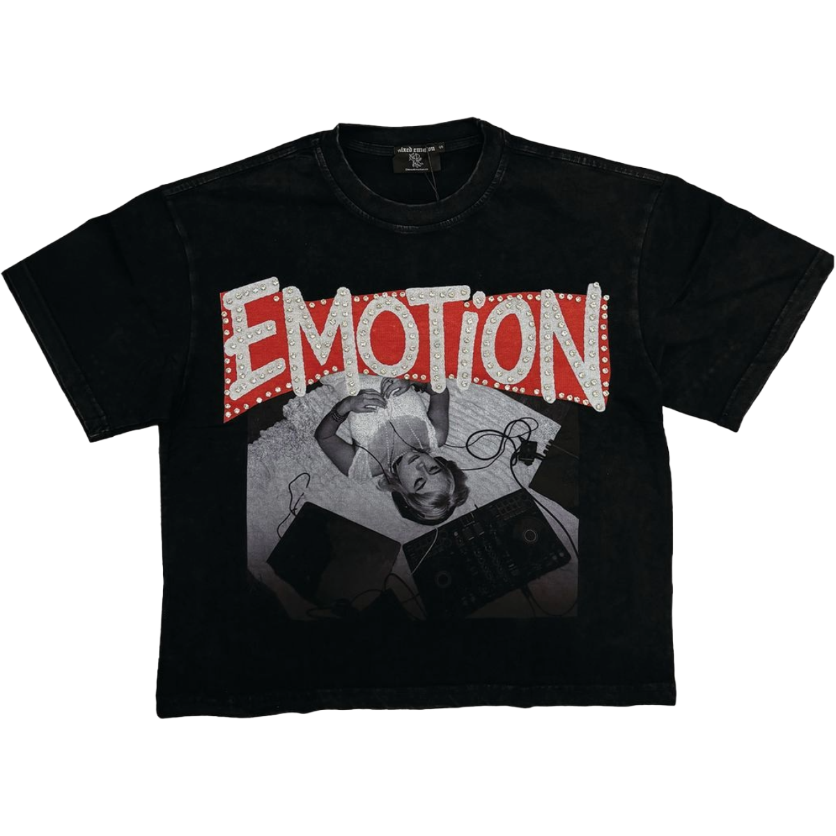 ME 'TUNES' SS TEE (BLK)