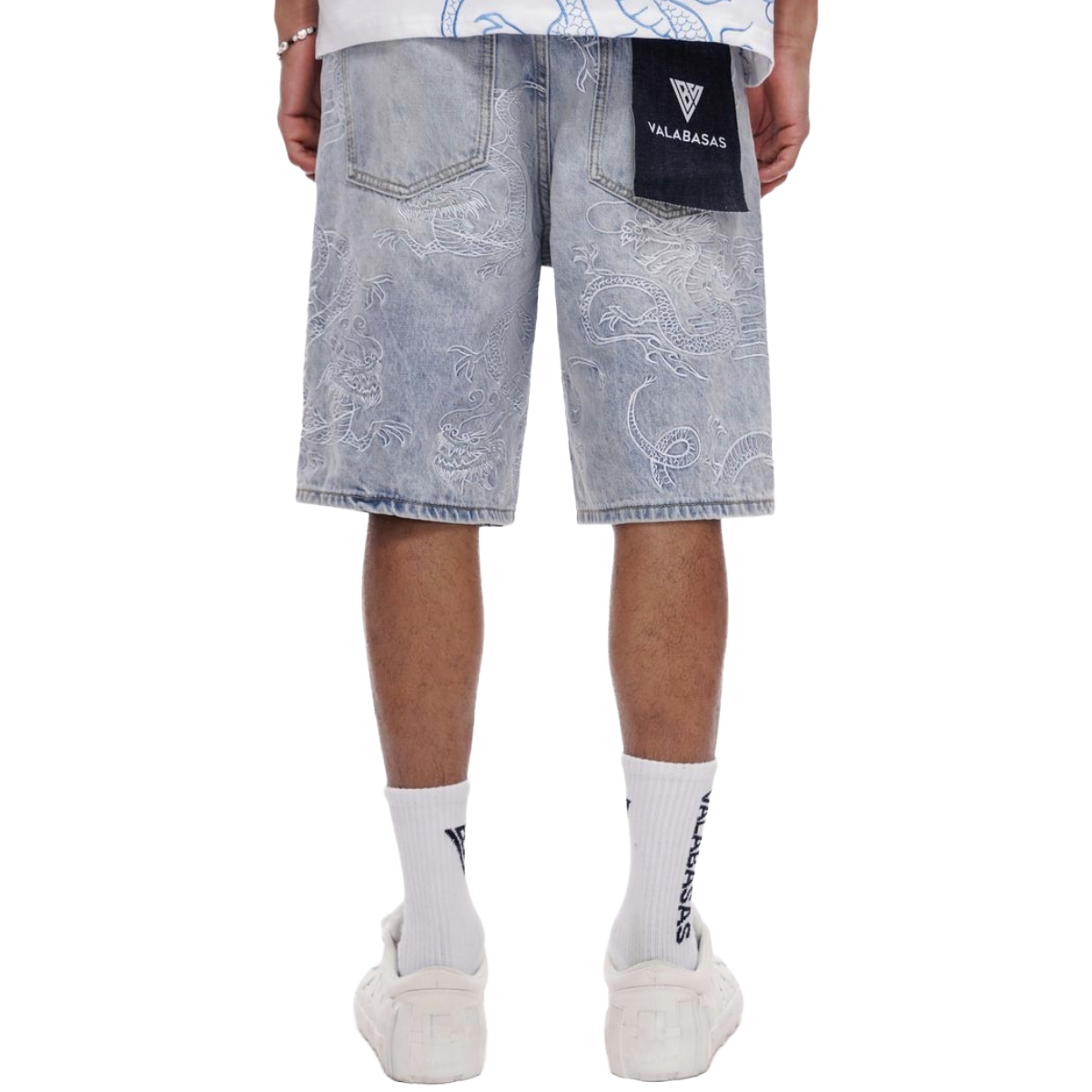VALABASAS 'GANRU' DENIM SHORTS (LT BLUE)