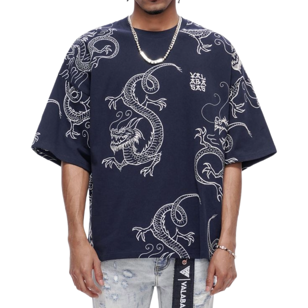 VALABASAS 'YUREI' SS TEE (NAVY)