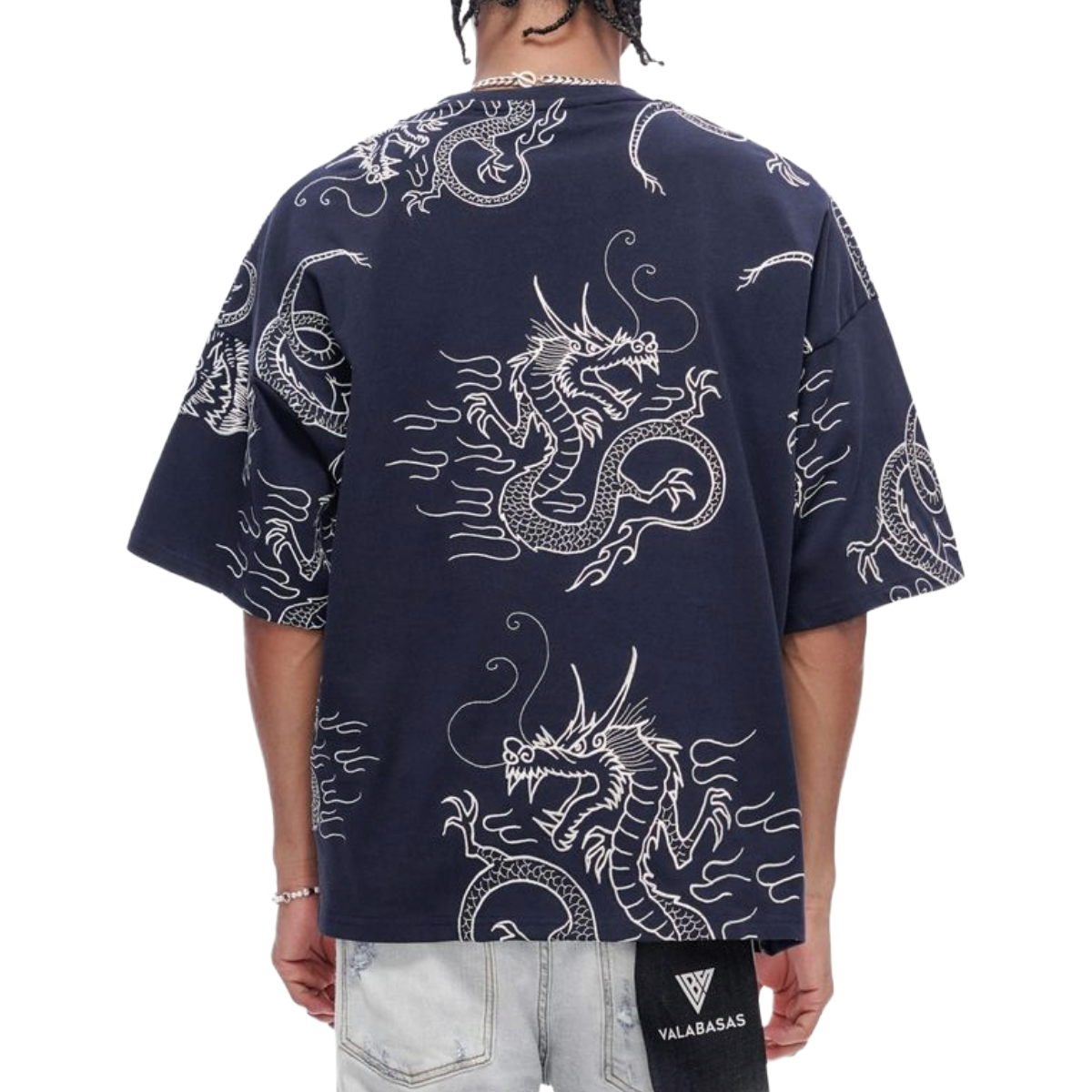 VALABASAS 'YUREI' SS TEE (NAVY)