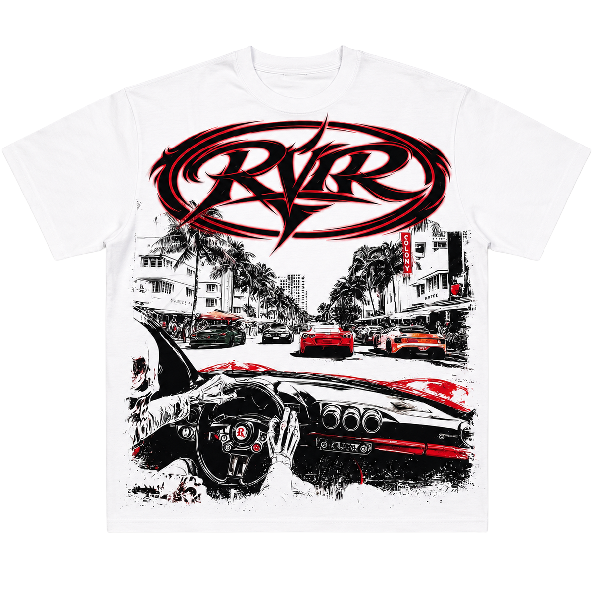 REVEER 'KEYS TO THE CITY' SS TEE (WHT)