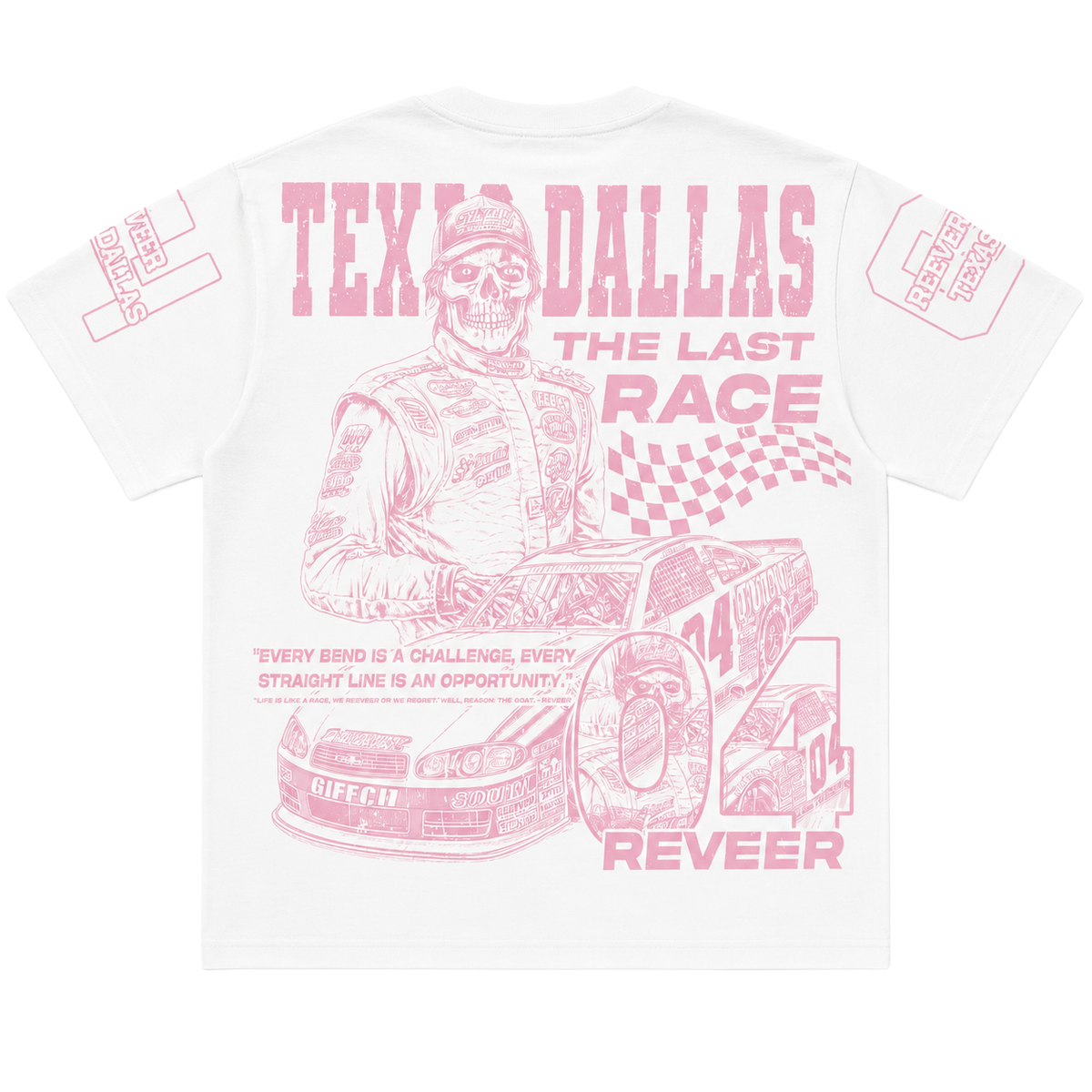 REVEER 'GHOST RACER' SS TEE (WHT)
