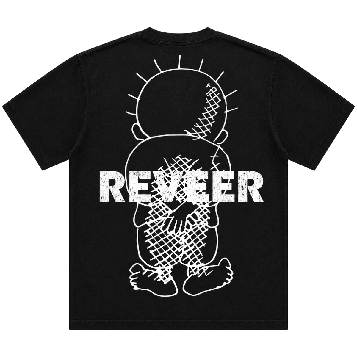 REVEER 'BROKEN FIGURE' SS TEE (BLK)