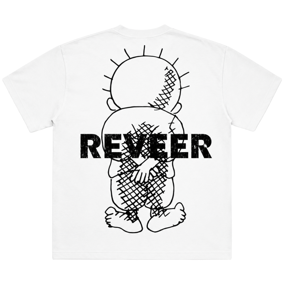 REVEER 'BROKEN FIGURE' SS TEE (WHT)