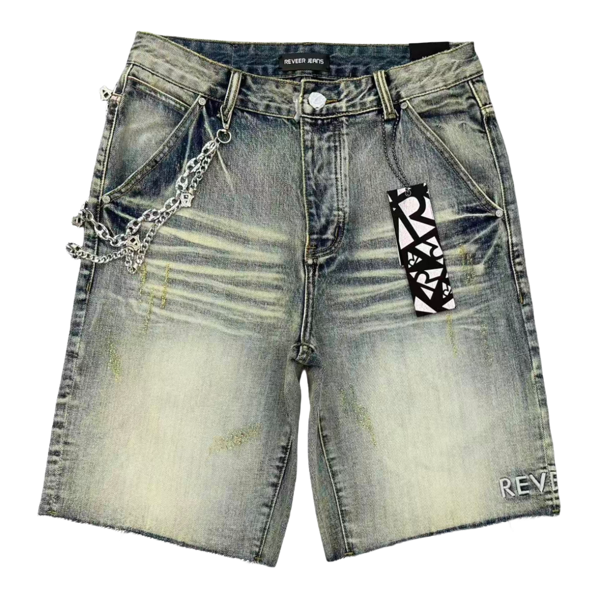 REVEER 'CORE' DENIM SHORTS (VTG BLUE)