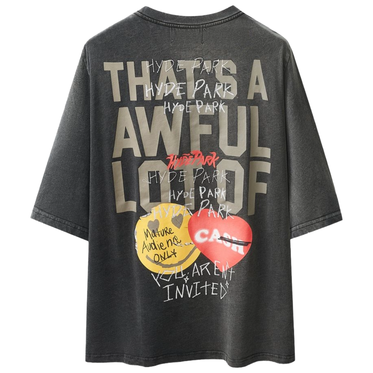 HP BLACK 'STICKERED UP' TEE (ALOCS X HP)