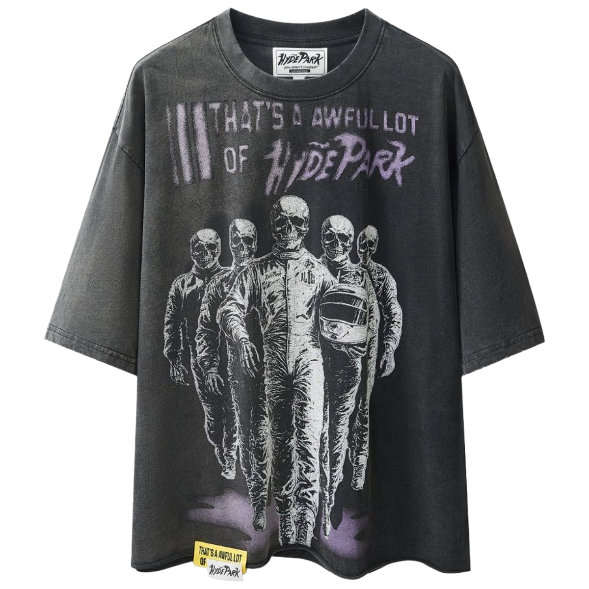 HP BLACK 'COUGH SYRUP MOTOR RACER' TEE (ALOCS X HP)