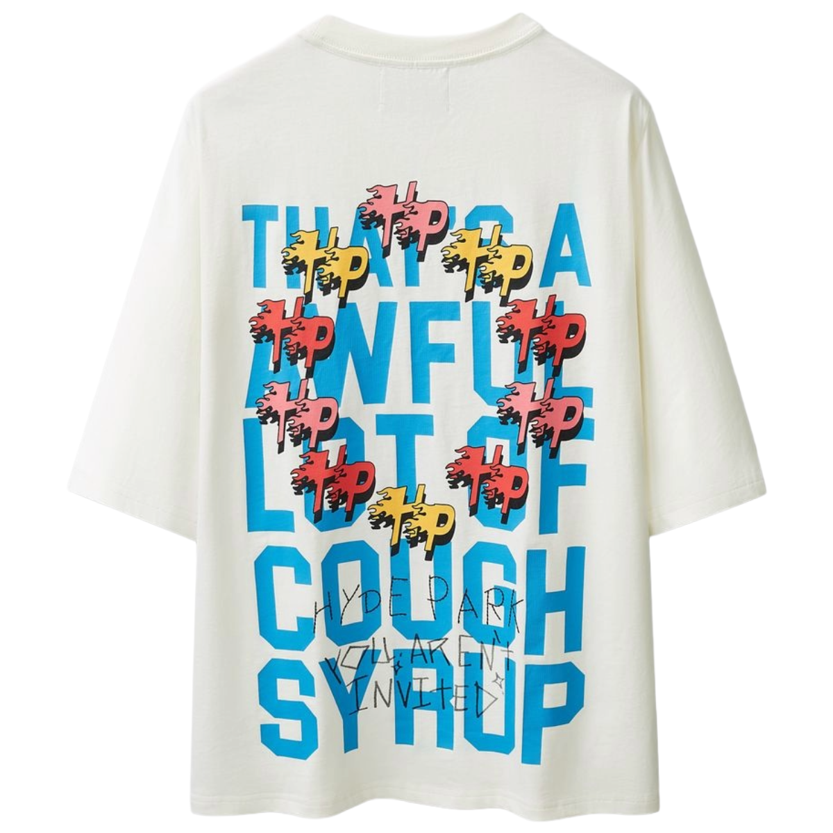 HP WHITE 'COLORFUL' TEE (ALOCS X HP)