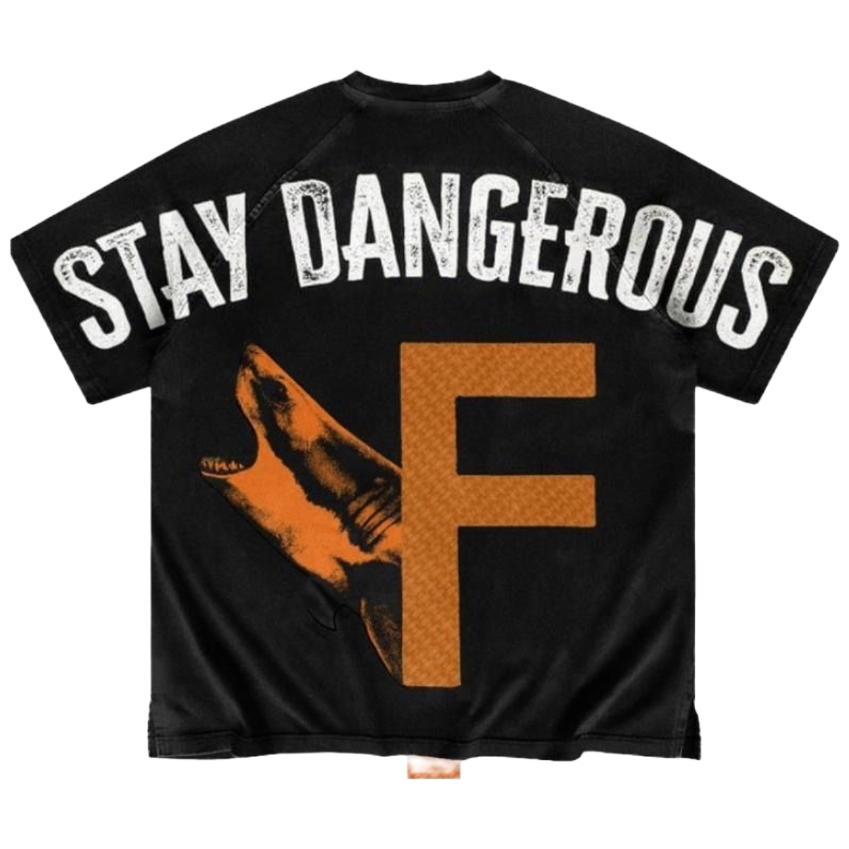 SD 'SHARK BITE' SS TEE (BLK/ORG)