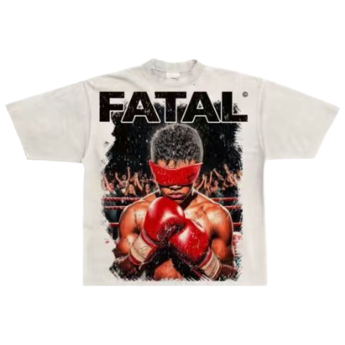 SD 'FATAL' SS TEE (WHT/RED)