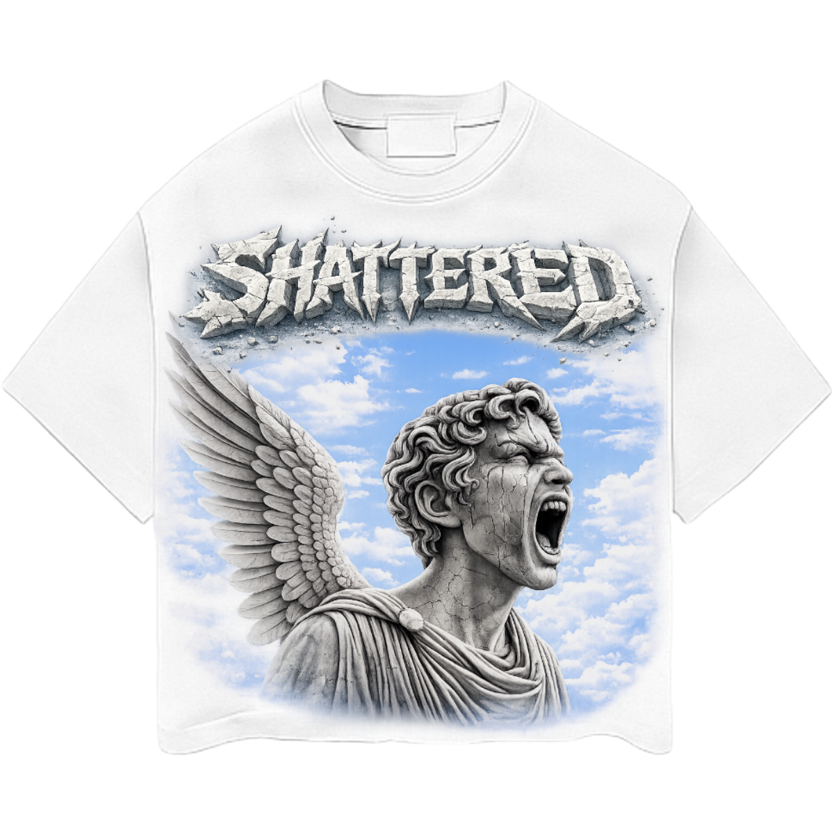 SH 'BLUE SKY' SS TEE (WHT)