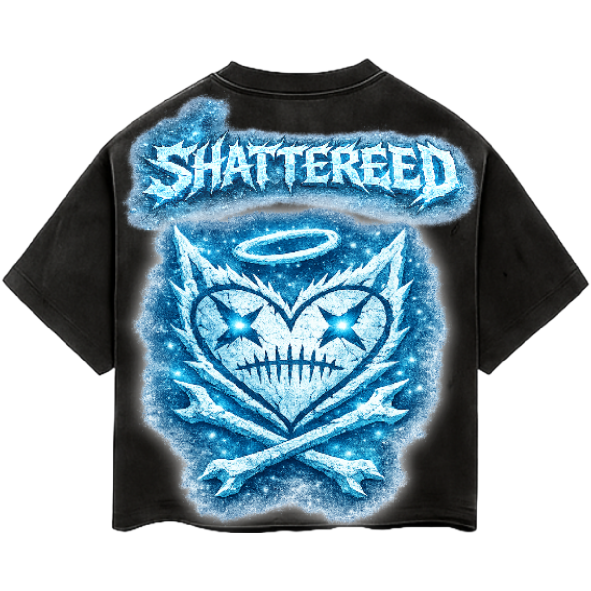 SH 'ICEY' SS TEE (BLK)