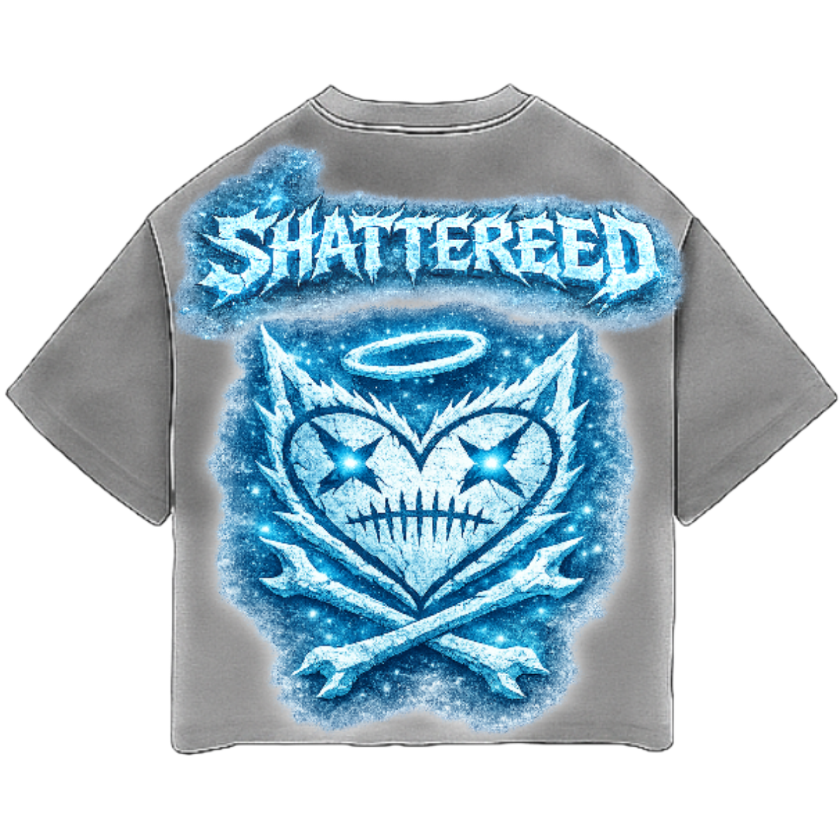 SH 'ICEY' SS TEE (GRY)