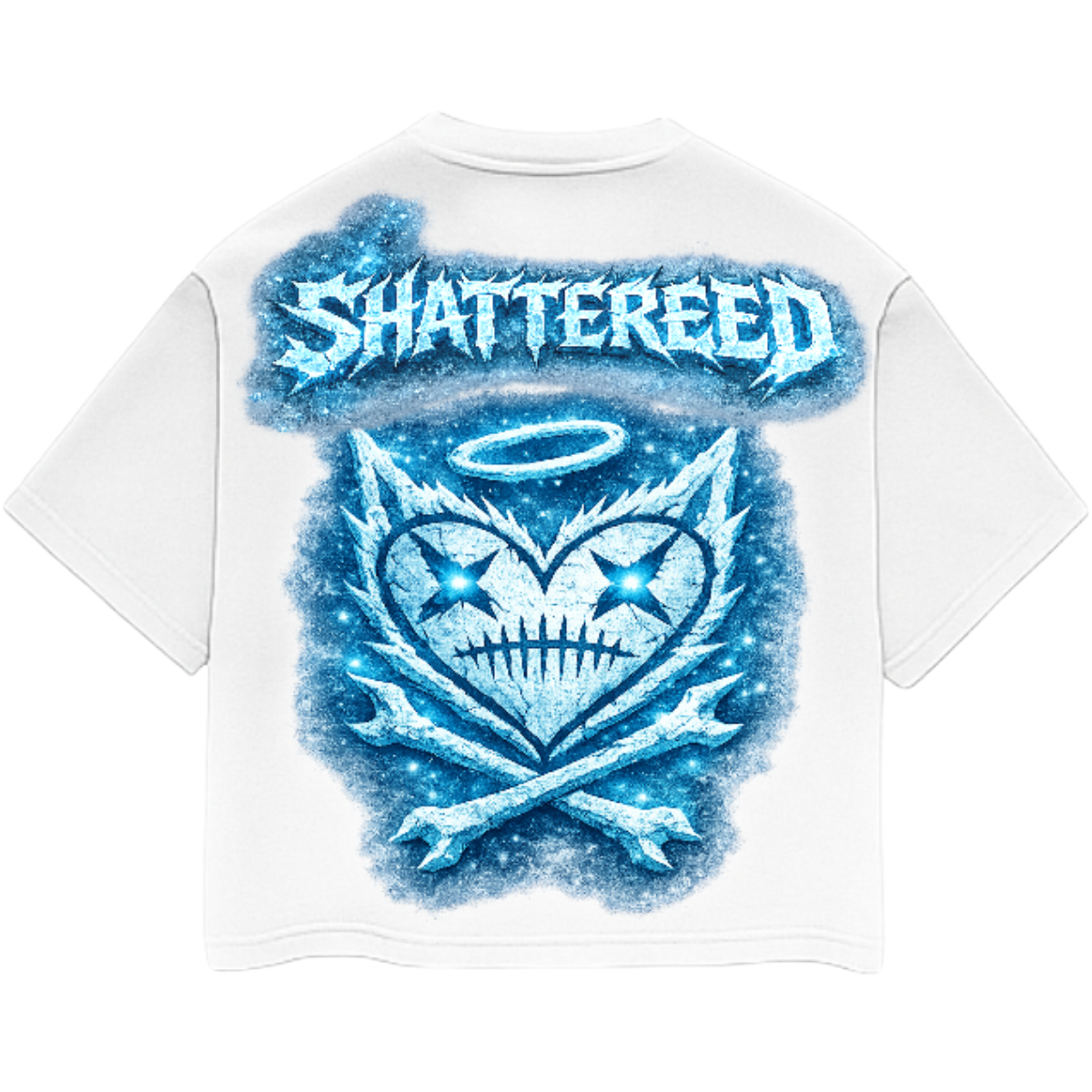 SH 'ICEY' SS TEE (WHT)
