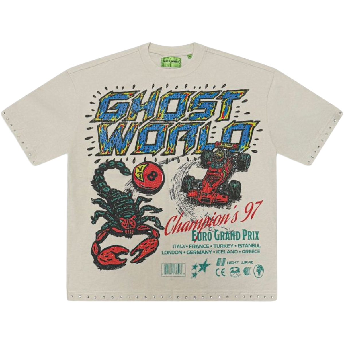 GW 'EURO PRIX' SS TEE (BONE)