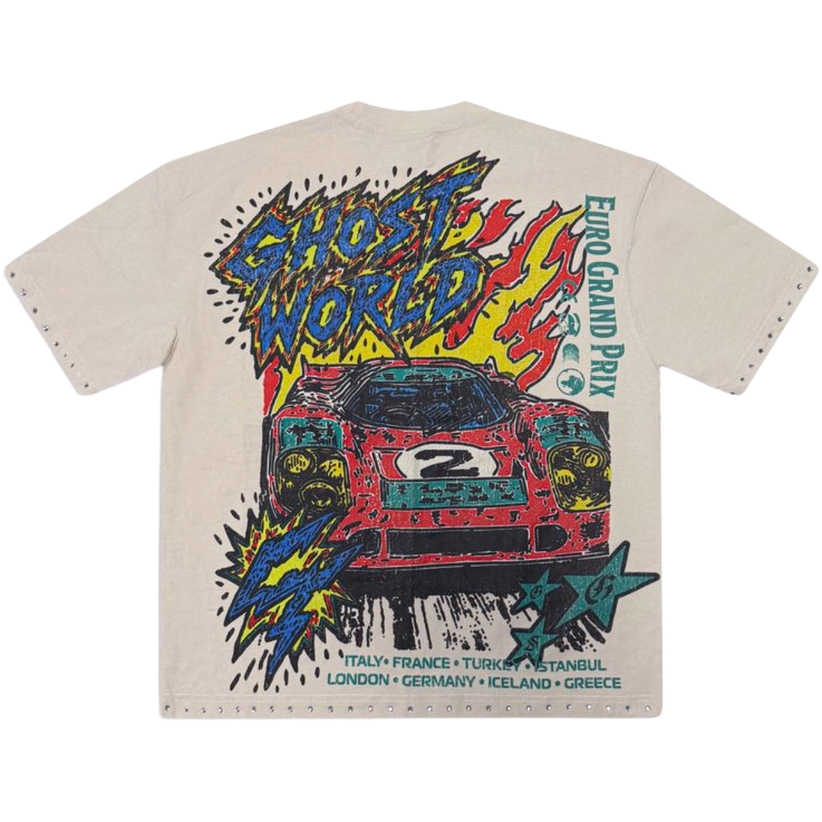 GW 'EURO PRIX' SS TEE (BONE)