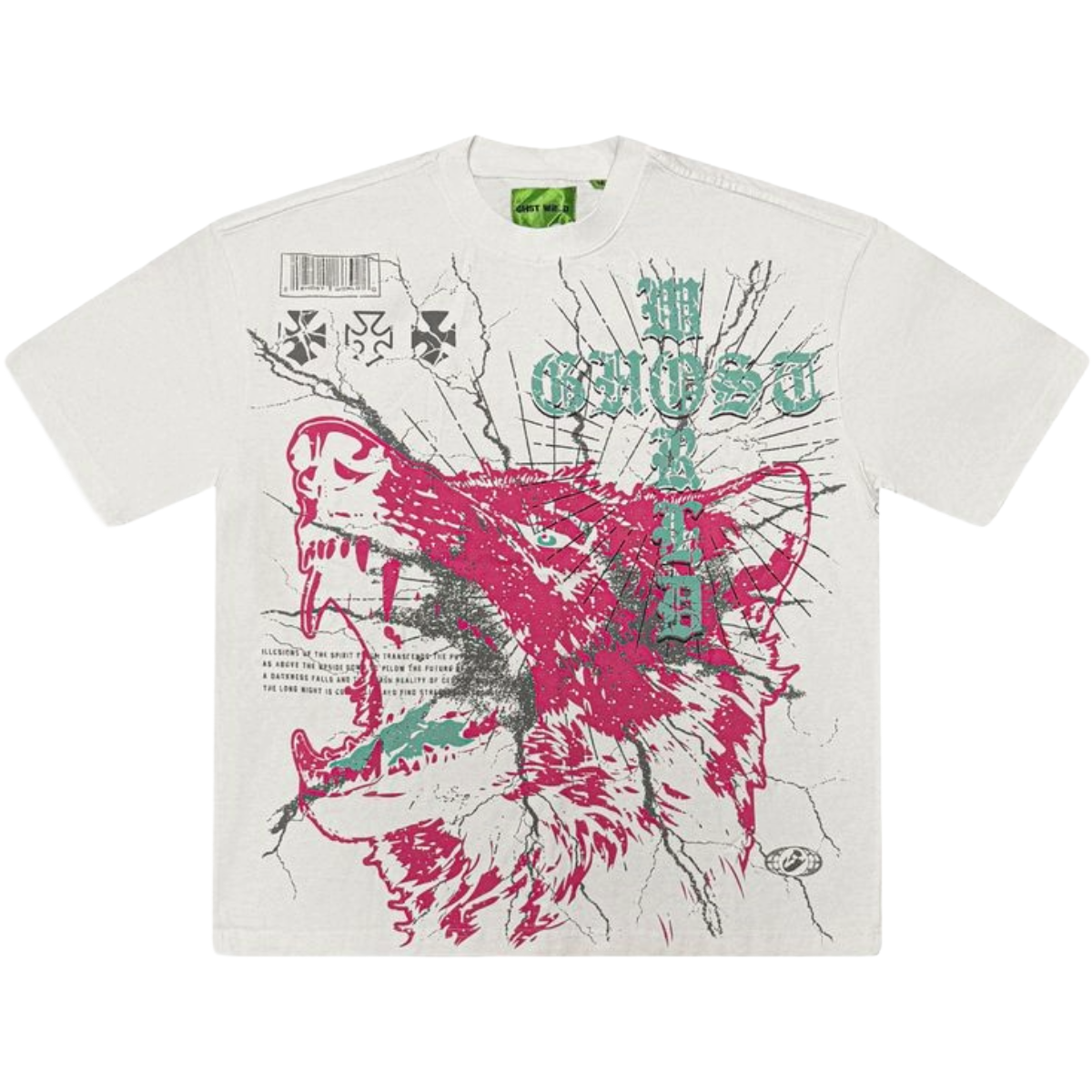 GW 'WOLFPACK' SS TEE (WHT)