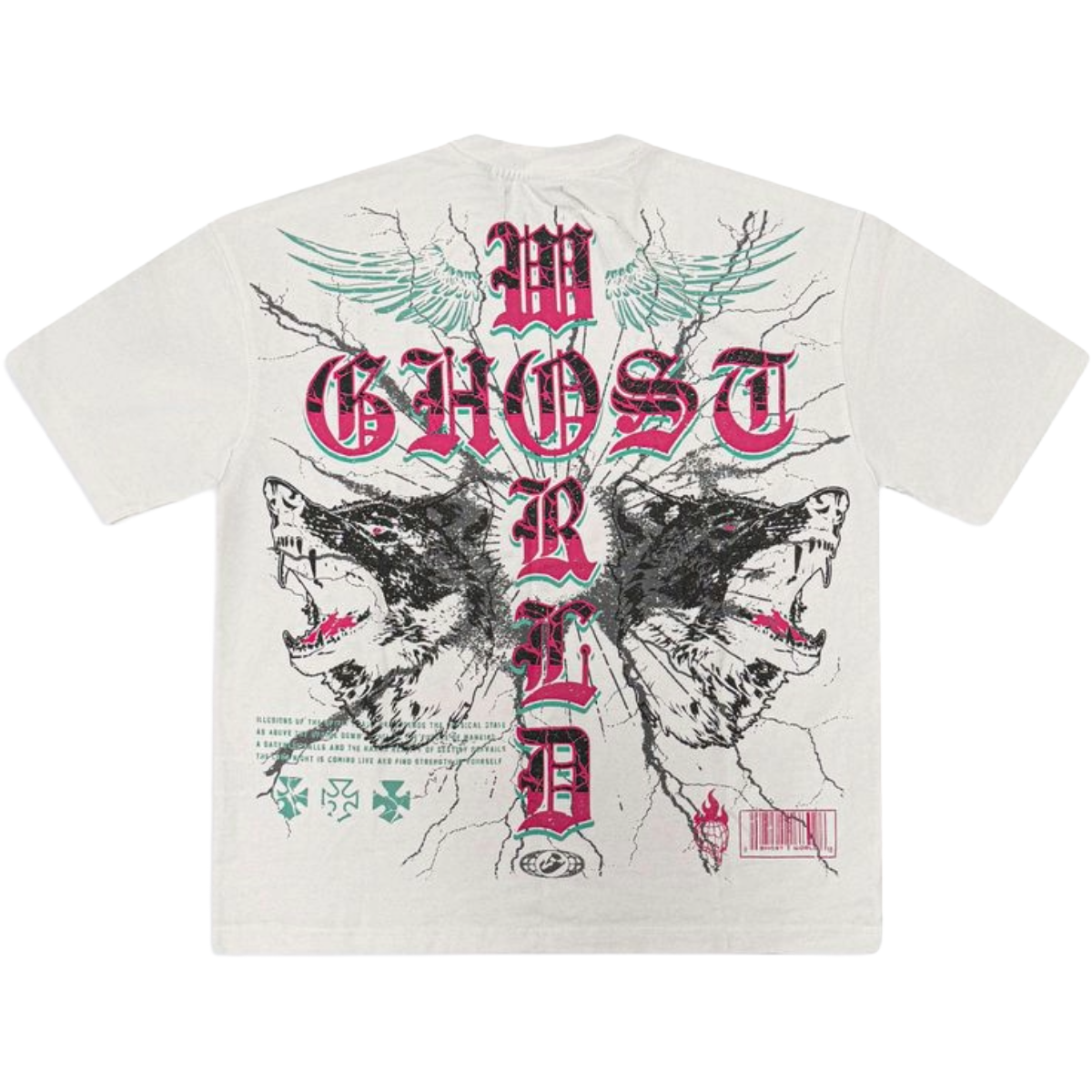 GW 'WOLFPACK' SS TEE (WHT)