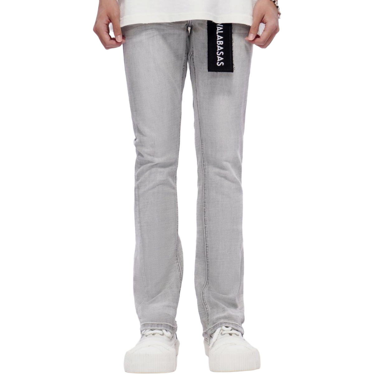 VALABASAS 'MR.STACKED' DENIM (SNW GRY)