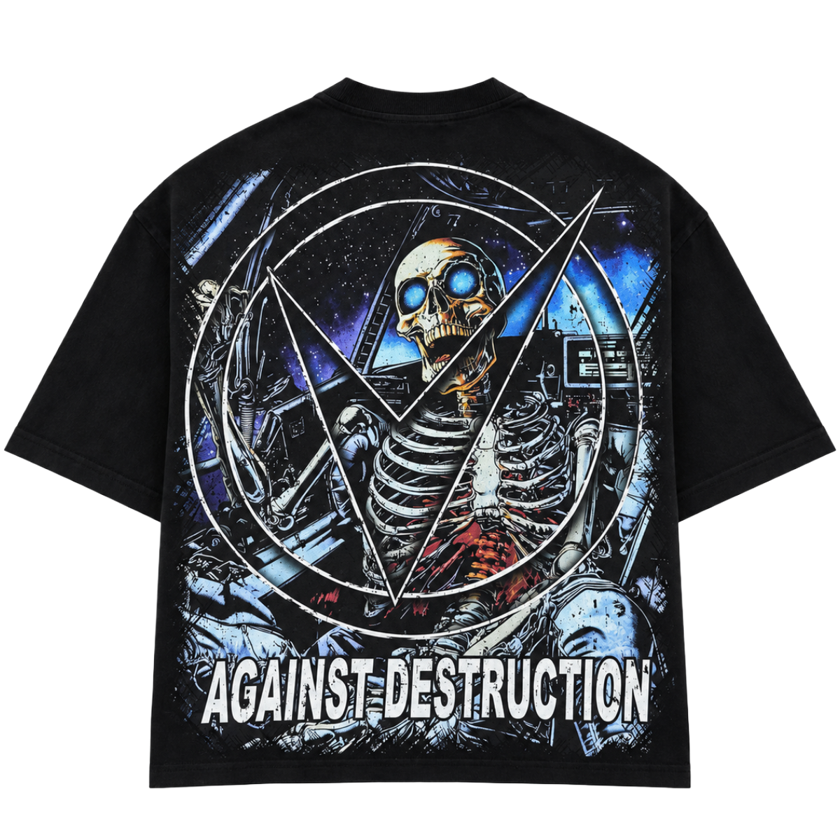 VTILTED 'DESTRUCTION' SS TEE (BLK)