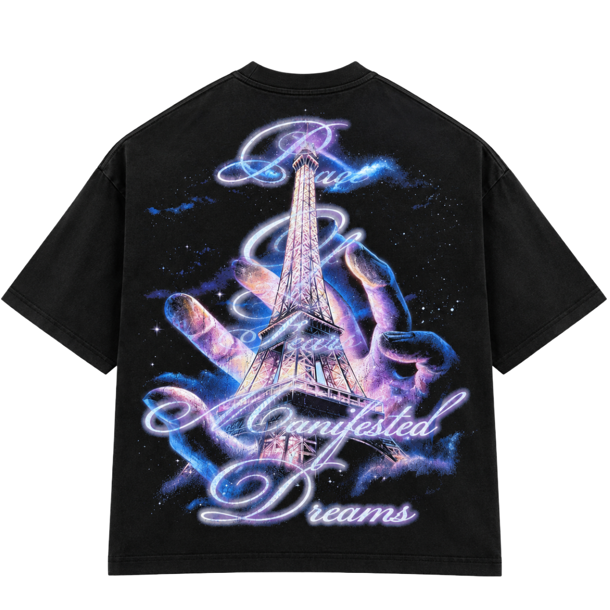 VTILTED 'PARIS' SS TEE (BLK)
