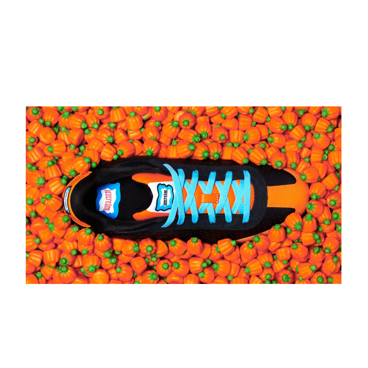 ICE CREAM X REEBOK BOARD FLIP 'PUMPKIN' (BLK/ORNG)