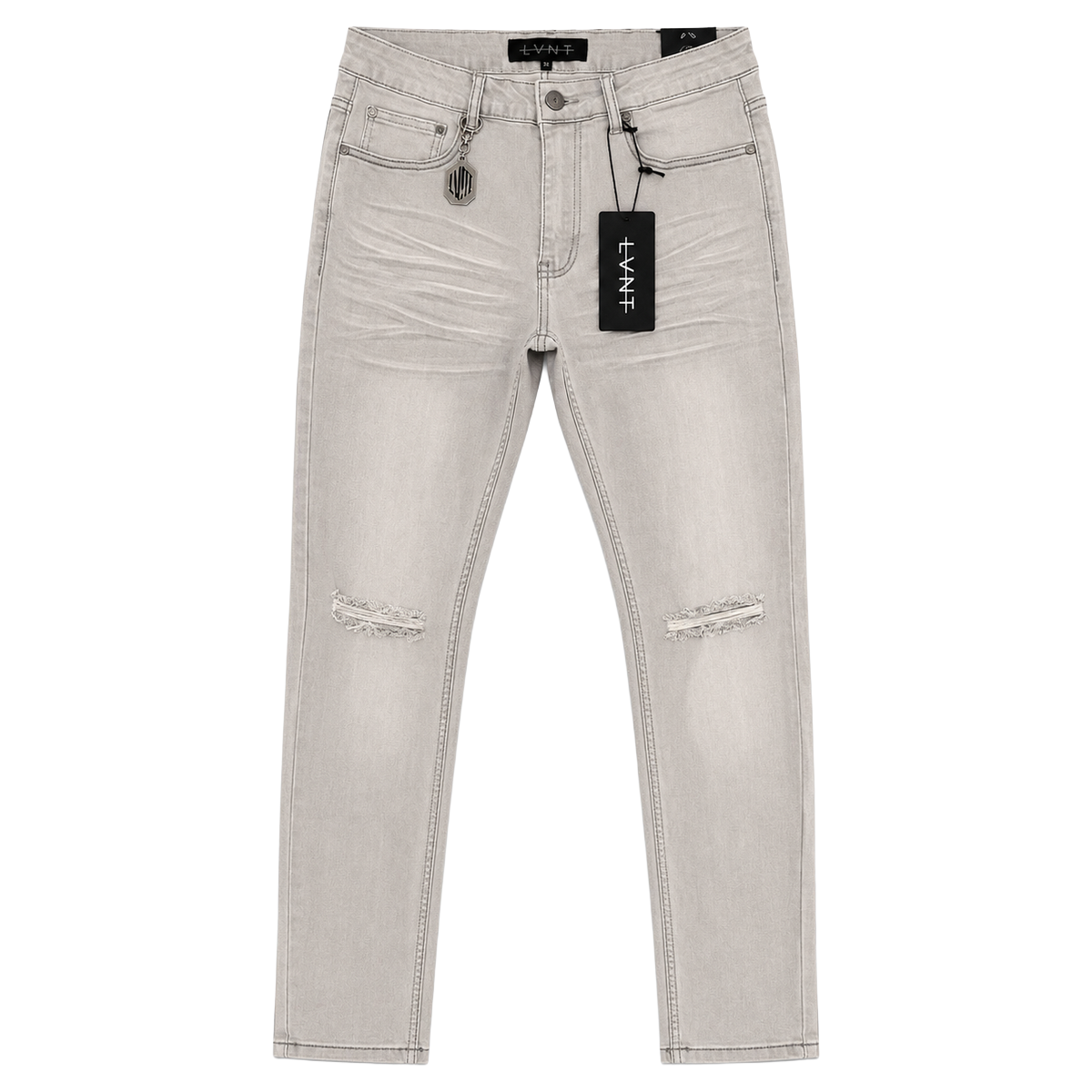 LVNT "ICE GREY" SKINNY DENIM