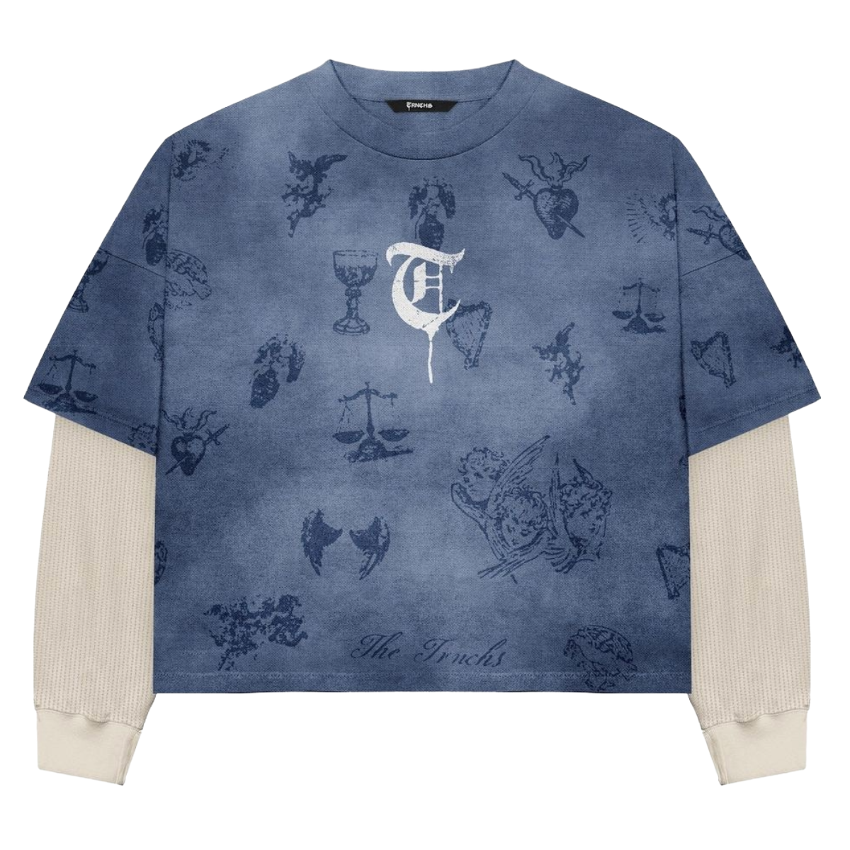 TRNCHS 'ASCENSION' LS TEE (BLU)