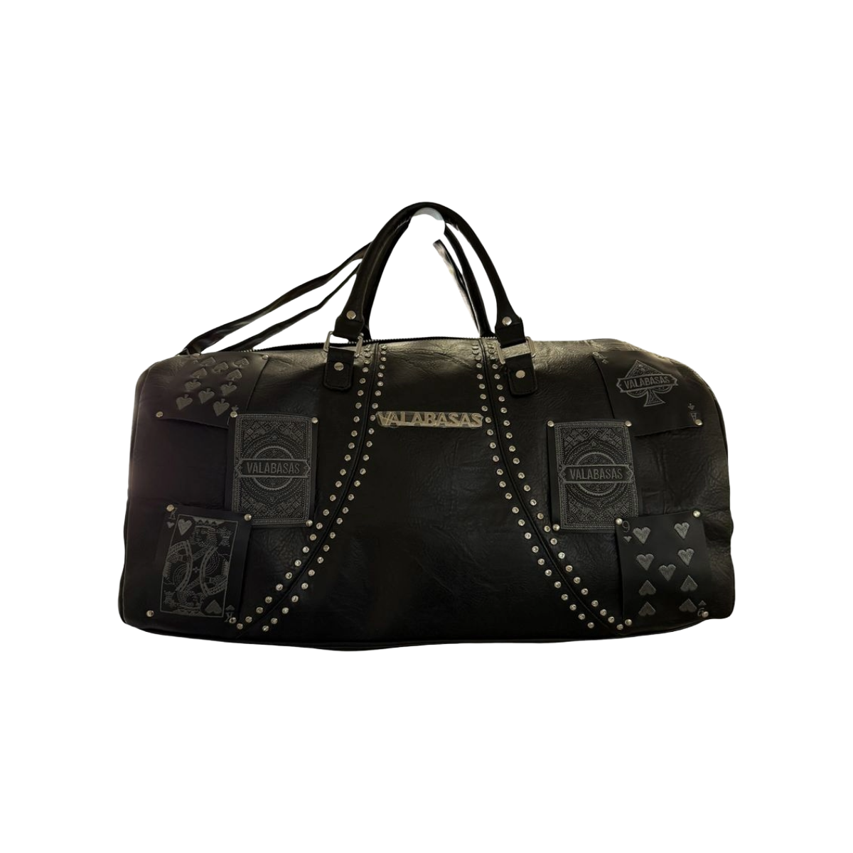 VALABASAS 'SPADES' DUFFLE BAG (BLK)