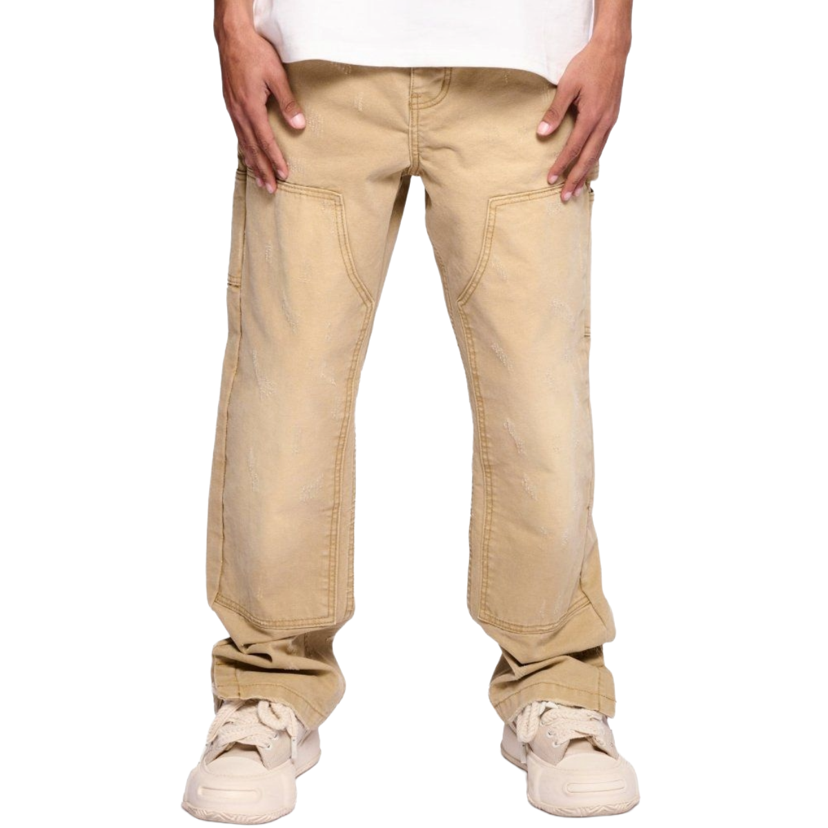 VALABASAS 'HOUND' STRAIGHT DENIM (WHEAT)