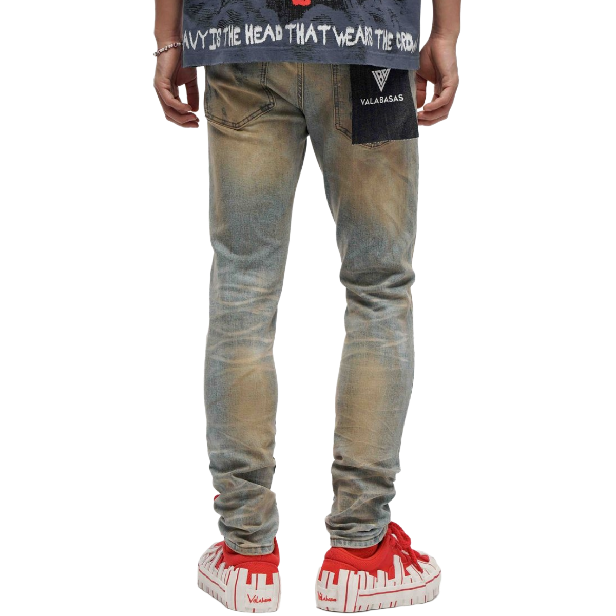 VALABASAS 'VALTHORNE' SKINNY DENIM (DTY BLU)