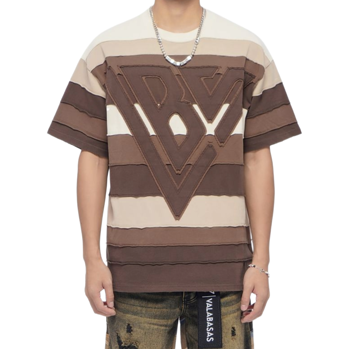 VALABASAS 'FICTION' SS TEE (BRWN)