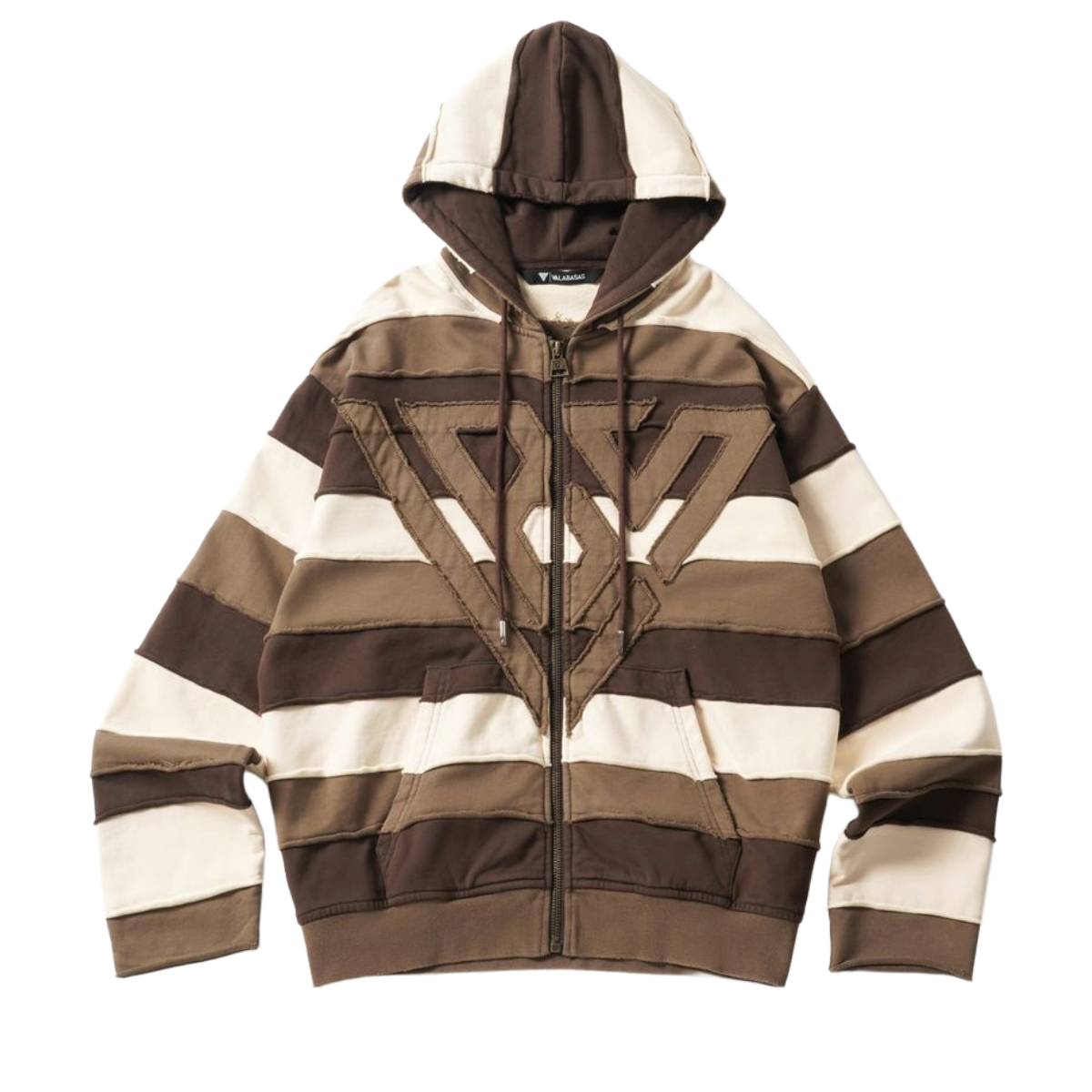 VALABASAS 'REIMAGINED' ZIP-UP HOODIE (BRWN)
