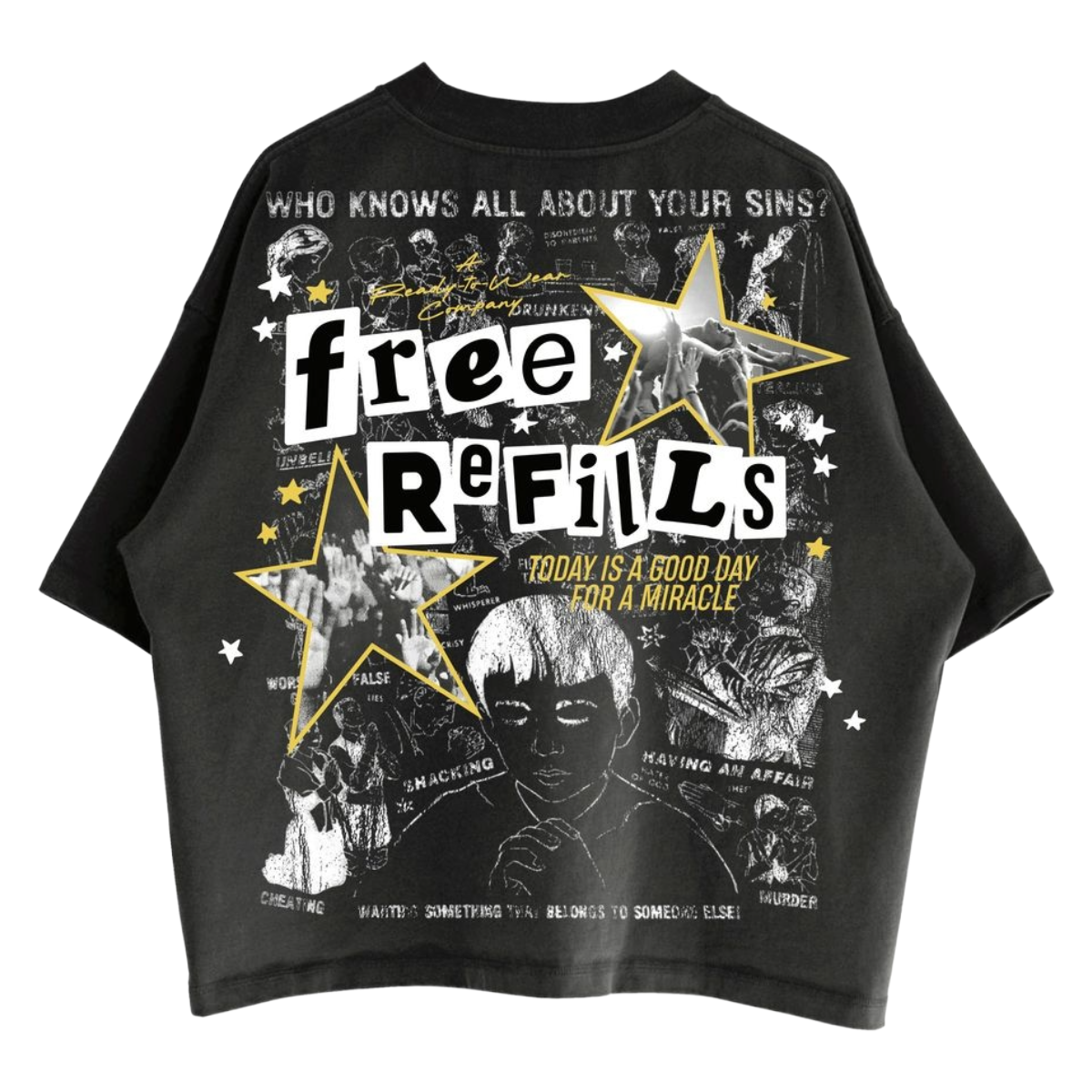 FR 'MIRACLE' SS TEE (BLK)