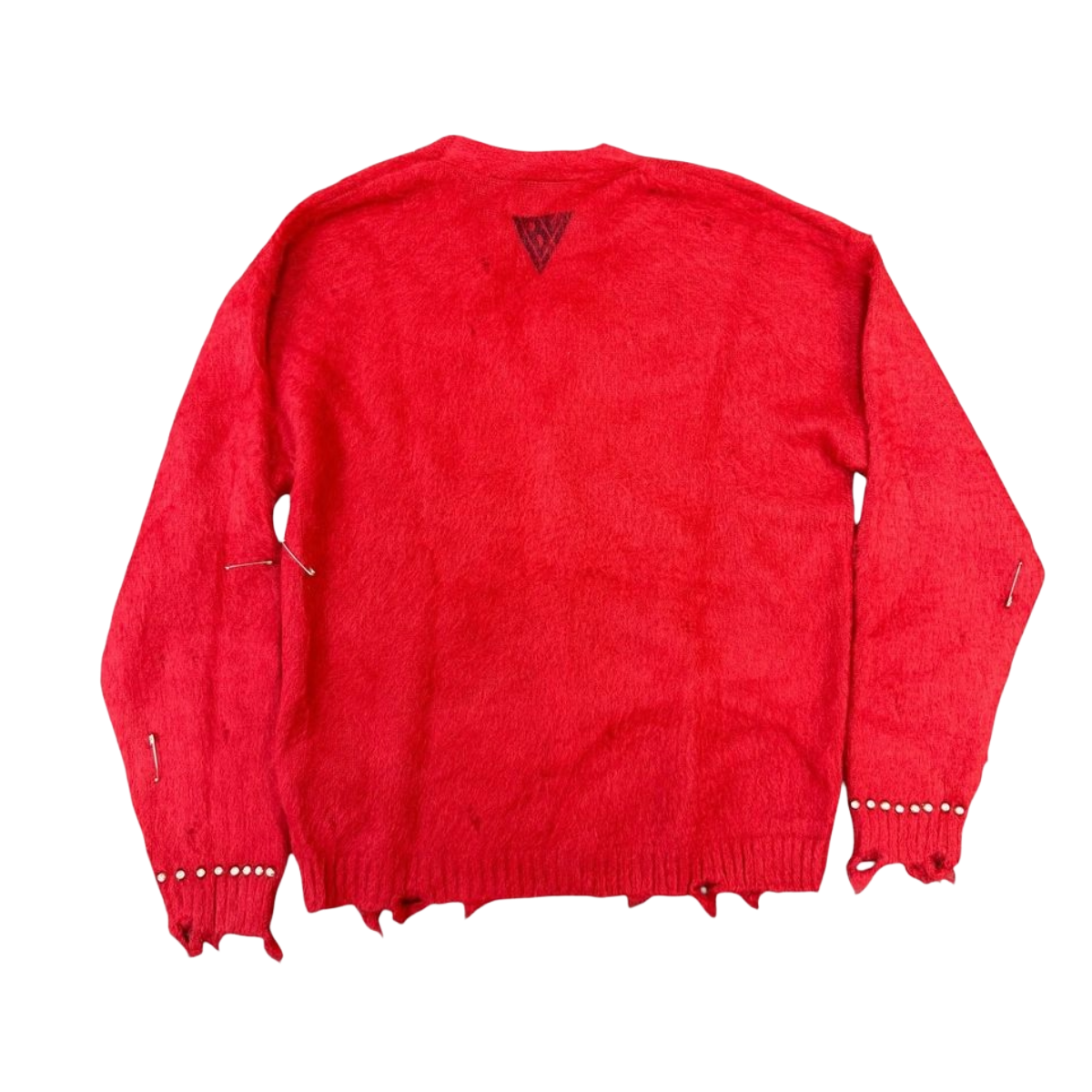 VALABASAS 'CANT HIDE' MOHAIR CARDIGAN (RED)